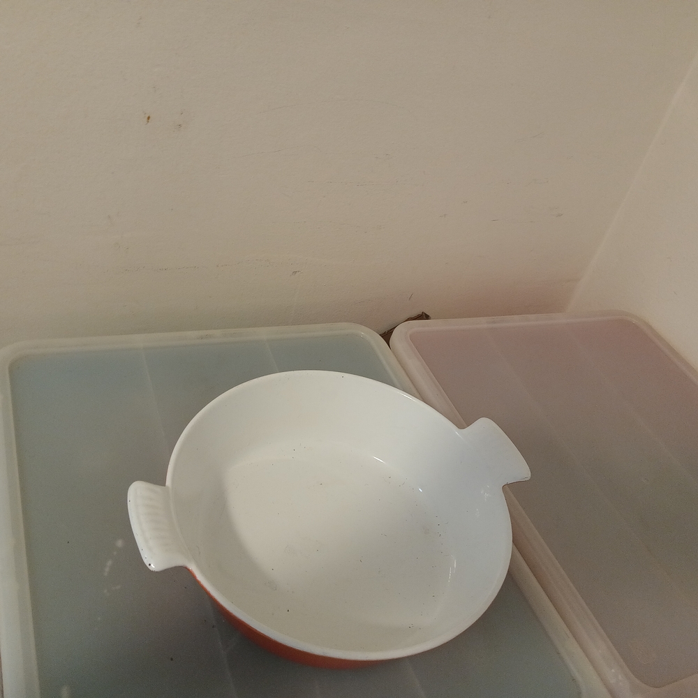 Orange and White Baking Dish - Picture 3 of 3
